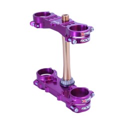 Té de fourche XTRIG ROCS Tech violet 250 YZ